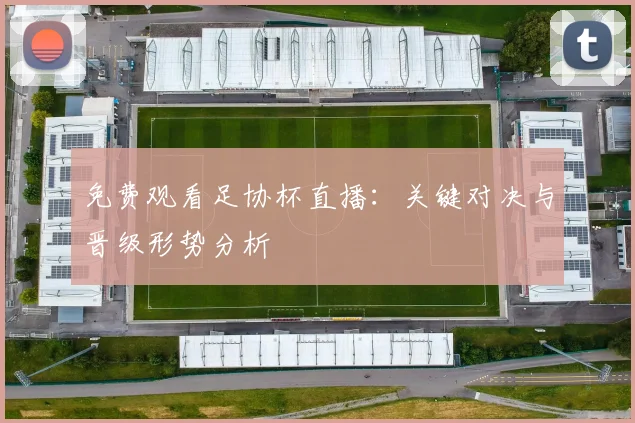 免费观看足协杯直播：关键对决与晋级形势分析